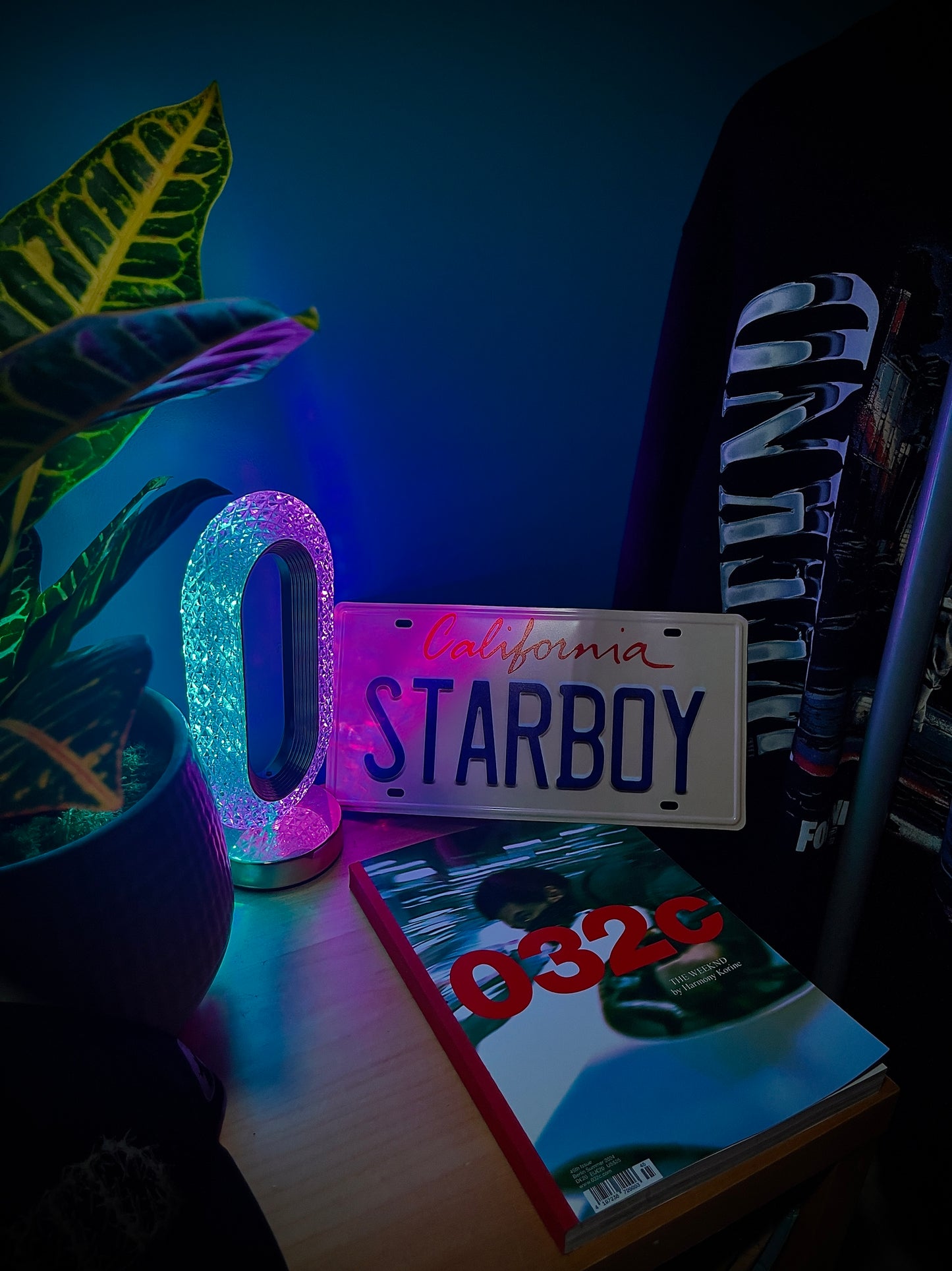Starboy Car Plate