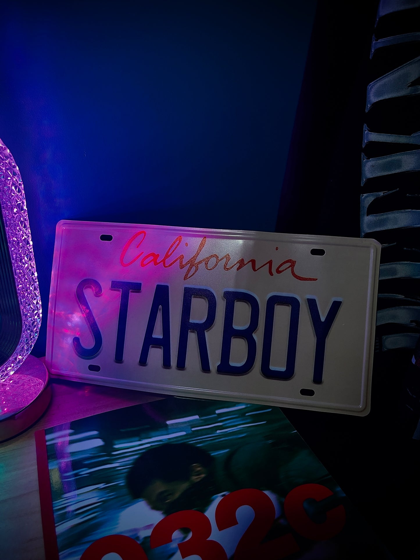Starboy Car Plate