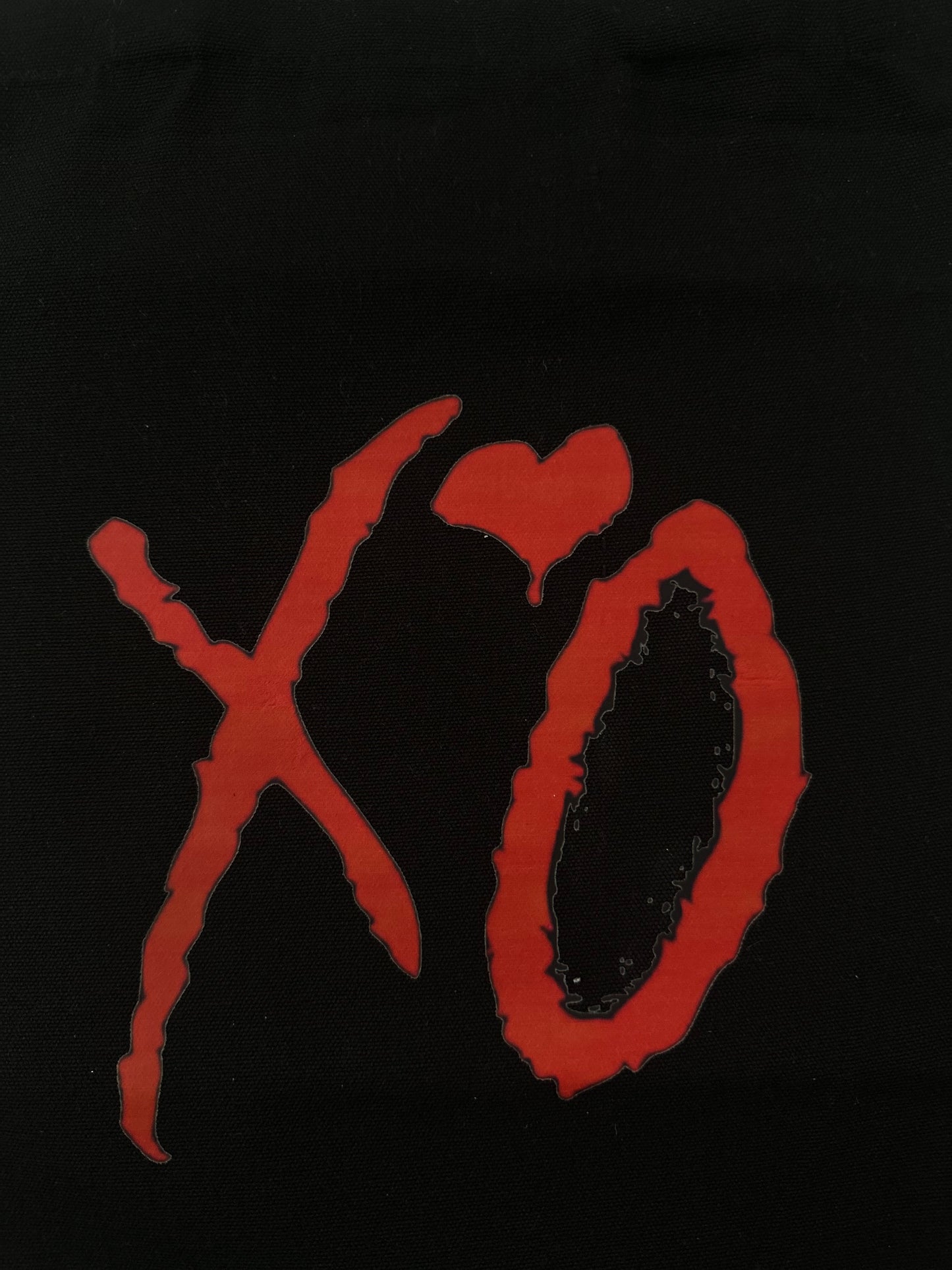 XO Black Tote Bag