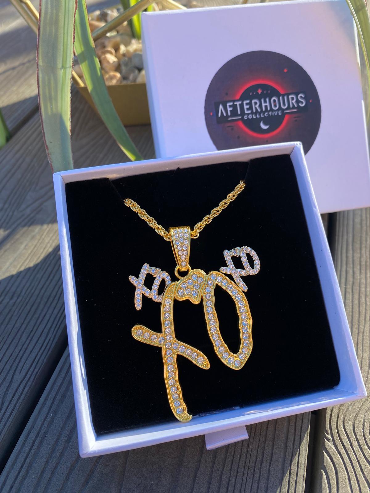 SET Gold earrings + chain