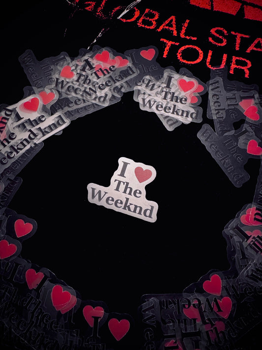 I Love The Weeknd Sticker