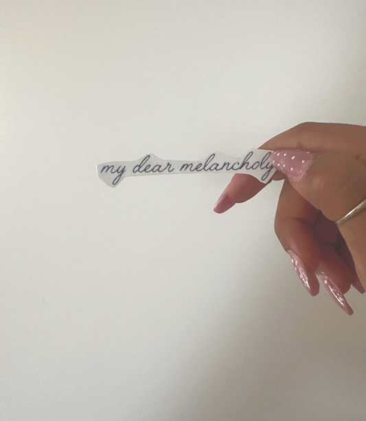 My dear melancholy Tattoo