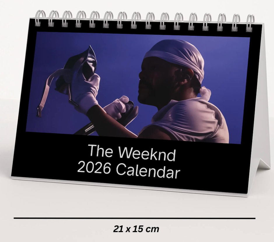 The Weeknd 2026 Desk Calendar